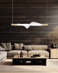 Lampa Wisząca Led G011-cp Biały/złoty 4
