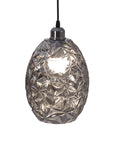 Lampa wisząca szklana APP564-1CP CHROM
