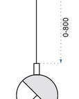 Lampa wisząca sufitowa szklana kula APP638-1CP złota