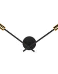 LAMPA ŚCIENNA KINKIET APP1119-2W Czarna 8