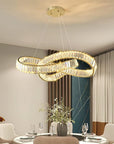 Lampa Sufitowa Wisząca Led App1538-cp Gold 11