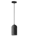 Lampa Wisząca Betonowa APP997-1CP B Czarna