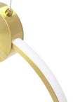 LAMPA SUFITOWA WISZĄCA LED APP1396-CP GOLD 40cm 4
