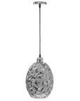 Lampa wisząca szklana APP564-1CP CHROM