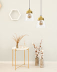 Lampa Wisząca APP895-1CP Złota
