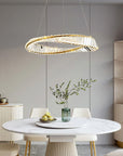 KRYSZTAŁOWA LAMPA SUFITOWA LED APP1064-1CP