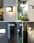 Lampa Elewacyjna kinkiet RSL014-1W Czarna