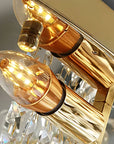 LAMPA KRYSZTAŁOWA PLAFON APP1728-6C 50 cm ZŁOTA 14