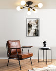 Lampa Wisząca APP1118-5C Czarno Złota