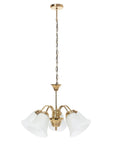 Lampa Wisząca Vintage APP959-5CP Złota