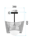 Lampa Sufitowa Boho APP1589-1CP 8