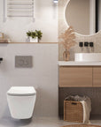 Zestaw Misa WC Carlo Mini Rimless Flat + Bidet Carlo Mini