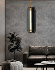 Lampa Sufitowa Wisząca Czarna App1676-cp Long 4