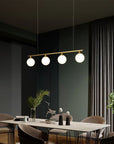 Lampa Wisząca Szklane Kule 4 szt APP675-4CP Złota