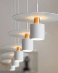 Lampa Wisząca APP1146-1CP Biało Różowe Złoto