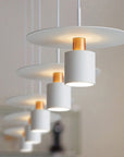Lampa Wisząca APP1146-1CP Biało Różowe Złoto 6