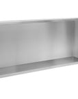 PÓŁKA WNĘKOWA ŁAZIENKOWA 30x60 stal szczotkowana