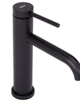 Bateria umywalkowa CLIF CZARNY MAT BLACK MAT NISKA