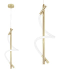 Lampa Wisząca Led G015-cp Złota 1