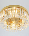 LAMPA KRYSZTAŁOWA PLAFON APP1728-6C 50 cm ZŁOTA 9