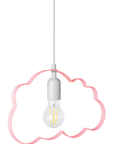 LAMPA WISZĄCA CHMURKA JASNORÓŻOWA