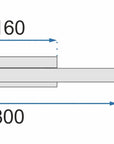 Kinkiet LED Gold 80cm APP835-1W