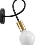 Lampa Kinkiet Ścienny Metalowy Loft PARADISE APP516-1W Złota 1
