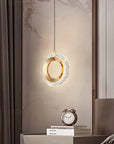 Lampa Wisząca Kryształowa Led G119-1cp Złota 6