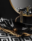 Umywalka REA Sea Infinity Gold/Black + Korek