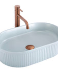 Umywalka Nablatowa Rea Vanda Baby Blue Matt 5