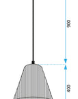 Lampa Wisząca Boho APP1310-CP
