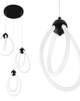 Lampa Wisząca Led G022-3cpr Czarna 1