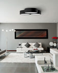 Lampa Plafon APP878-C Triple 3x40cm Czarna