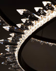 Kryształowa Lampa Sufitowa Led APP1609-3C Złota 7