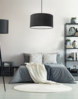 Lampa Wisząca 40cm APP623-1CP Czarna
