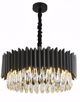 Lampa sufitowa wisząca APP1657-8CP Czarna 1