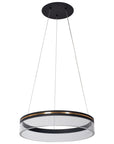 Lampa Wisząca LED APP1191-CP 40cm Czarna 2