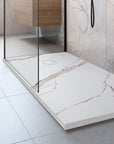 Brodzik prysznicowy Bazalt CARRARA WHITE 80x100
