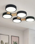 LAMPA SUFITOWA APP526-5C Czarna