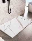 Brodzik prysznicowy Bazalt CARRARA WHITE 80x100
