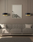 Lampa Wisząca APP1333-1CP BLACK GOLD