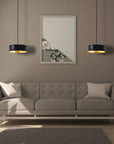 Lampa Wisząca APP1333-1CP BLACK GOLD 7