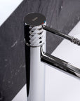 Bateria Umywalkowa Rea Lungo Diamond Chrom Wysoka 6