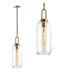 Lampa Sufitowa Wisząca Szklana Tuba APP631-1CP