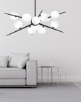 Lampa Wisząca APP999-12CP Czarna 5