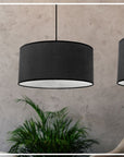 Lampa Wisząca 40cm APP623-1CP Czarna