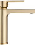 Bateria Umywalkowa REA ARGUS ZŁOTA SZCZOTKOWANA GOLD BRUSH Niska