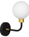 LAMPA ŚCIENNA KINKIET APP1301-1W Czarno Złota