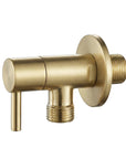 Zawór kątowy 1/2" x 3/8" Złoty szczotkowany 4