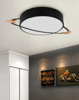Lampa Plafon Moon APP864-C Czarna 6